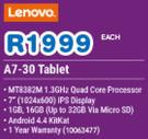 Lenovo A7-30 Tablet-Each 