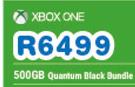 Xbox One 500GB Quantum Black Bundle