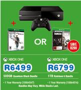 Xbox One 500GB Quantum Black Bundle