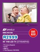 Sansui 40" Full HD LED TV STY0640FHD