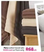 Peru Cotton Towel Sets
