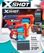 Zuru X Shot Excel Xcess Includes 16 Darts