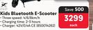 Pantha Sport Kids Bluetooth E-Scooter-Each