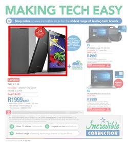 Incredible Connection : Making Tech Easy (14 July - 17 July 2016), page 1