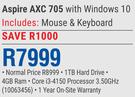 Acer Aspire AXC 705 With Windows 10