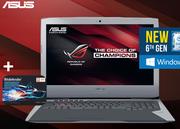 Asus G752 Rog Gaming Notebook + Bitdefender,Bag,Mouse And Headset