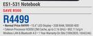 Acer ES1-531 Notebook + Phishield And Bitdefender