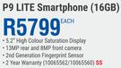 Huawei P9 Lite Smartphone 16GB-Each