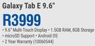 Samsung Galaxy Tab E 9.6"