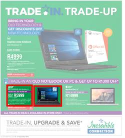 Incredible Connection : Trade In. Trade Up (8 Sep - 11 Sep 2016), page 1