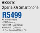 Sony Xperia XA Smartphone