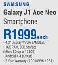 Samsung Galaxy J1 Ace Neo Smartphone-Each