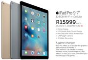 Apple iPad Pro 9.7" 128GB Wi-Fi+ Cellular MLQ32HC-A-Each