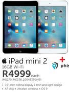 Apple iPad Mini 2 16GB Wi-Fi ME279/276-Each