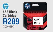 HP 652 Black Cartridge