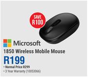 Microsoft 1850 Wireless Mobile Mouse