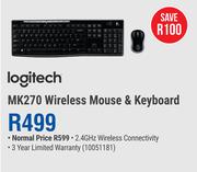 Logitech MK270 Wireless Mouse & Keyboard
