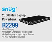 Snug 20000mAh Laptop Powerbank