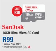 0Sandisk 16GB Ultra Micro SD card