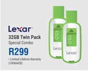 Lexar 32GB Twin Pack Special Combo
