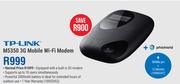 TP-Link M5350 3G Mobile WiFi Modem + Phishield