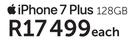 Apple iPhone 7 Plus 128GB-Each