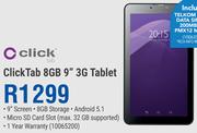 Click Tab 8GB 9" 3G Tablet