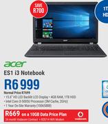 Acer ES1 i3 Notebook