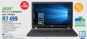 Acer ES1-571 i5 Notebook With 1TB HDD-On 2GB Data Price Plan