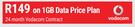 Samsung Galaxy Tab 3 Lite T116-On 1GB Data price Plan