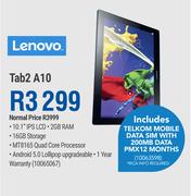 Lenovo Tab2 A10