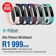 Fitbit Alta Fitness Wristband-Each