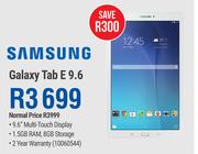 Samsung Galaxy Tab E 9.6-On 2GB Data price plan