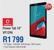 Vodacom Power Tab 10" VF1296-On 1GB Data price Plan