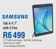 Samsung Tab A 9.7" With S Pen-On 2GB Data price Plan