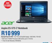 Acer Aspire E5-575 i7 Notebook