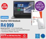 Lenovo IdeaPad 100S Notebook