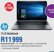HP 15 i5 Notebook