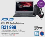 Asus G752 Rog Gaming Notebook