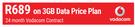 Apple iPad Air 2 32GB Wi-Fi+ Cellular-On 3GB Data Price Plan