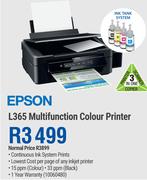 Epson L365 Multifunction Colour Printer