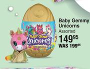 Baby Gemmy Unicorns Assorted