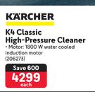 Karcher K4 Classic High-Pressure Cleaner 206273