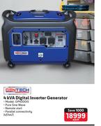 Gentech 4kVA Digital Inverter Generator 431447