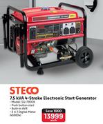 Steco 7.5kVA 4-Stroke Electronic Start Generator 459364