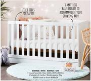 Sweet Pea Cot White 819828 /  Oak 819825