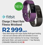 Fitbit Charge 2 Heart Rate Fitness Wristband-Each
