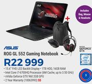 Asus Rog GL 552 Gaming Notebook