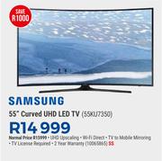 Samsung 55" Curved UHD LED TV 55KU7350