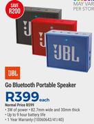 JBL Go Bluetooth Portable Speaker-Each